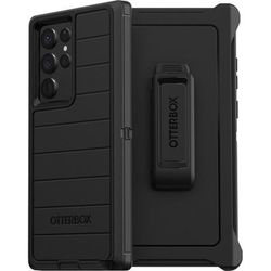 Otterbox Defender Series Pro Rugged Carrying Case (Holster) Samsung Galaxy S22 Ultra Smartphone - Black
