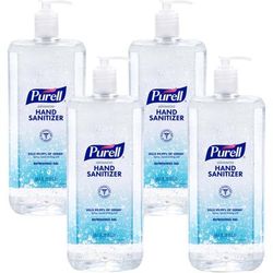 Purell Advanced Hand Sanitizer Refreshing Gel, Clean Scent, 1.5 Liter Pump Bottle (Pack Of 4)
