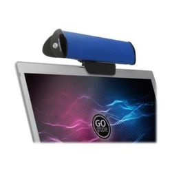Gogroove Sonaverse 2.0 Portable Sound Bar Speaker - 2 W Rms - Blue - Desktop, Tabletop - Usb