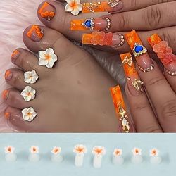TEMU 8pcs Silicone Toe Separators For Nail Art - Reusable, Washable Pedicure Tools For Perfect & Pedicures