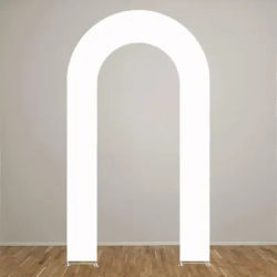 U-Shaped Arch Backdrop Cover for Birthday Party Baby Shower Wedding Decoration Double-Sided Stretchy