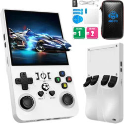 R36 MAX Retro Handheld Game 4.0Inch IPS Screen Console 128GB Portable Pocket Video Player Supports 30+ Emulators