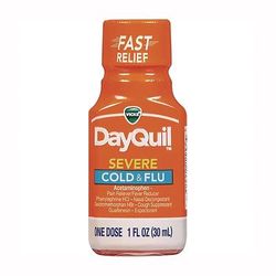DayQuil Severe Cold and Flu Relief Liquid, 1 oz Bottle (PFY04208)
