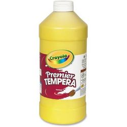 Crayola 54-1232-034 Tempera Paint, Yellow, 32 oz BIN541232034