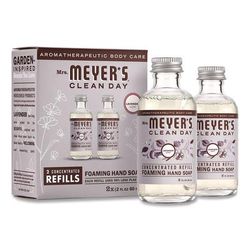 Mrs. Meyer's Clean Day Concentrated Foaming Hand Soap Dispenser Refill, Lavender, 2 oz Bottle, 2/Pack (MTH355611)