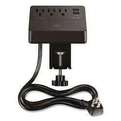 NXT TechnologiesTM 3-Outlet Plus USB Surge Protector, 3 AC Outlets/3 USB Outlets, 5 ft Cord, 900 J, Black (NXTNX61430)