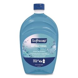 Softsoap Antibacterial Liquid Hand Soap Refill, Cool Splash, 50 oz Bottle (CPC61031016EA)
