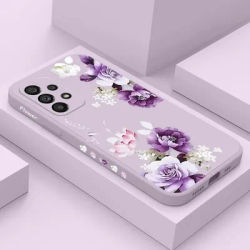 Beautiful Peony Case For Samsung Galaxy A73 A53 A33 A23 A13 A03 A72 A52 A52S A32 A22 A12 A02 A02S