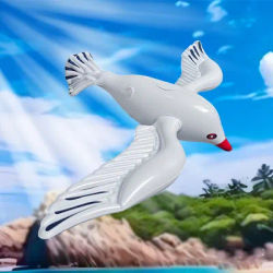 Inflatable seagull. Thickened environmentally friendly PVC inflatable toy. Children's toy. Inflatable parrot