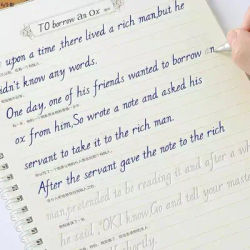 Italian English Copybook Student Adult Learn Caligraphy Book Children Exercises Reusable Handwriting Practice Books Libros