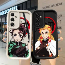 Demon Slayer Phone Case for Samsung Galaxy A14 A22 A23 A24 A32 A16 A33 A34 A12 A13 5G Soft Cover