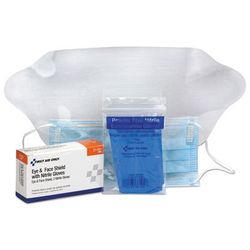 First Aid Only Refill for SmartCompliance General Business Cabinet, Eye and Face Shield, Gloves (FAO21024)