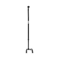 Medline Aluminum Quad Cane with Small Base, 300 lb. Capacity, Black, 2/CS (MDS86222W)