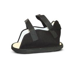 Medline Canvas Cast Boot with Rocker Sole and Hook-and-Loop Closures, Size M, 1 EA (ORT29100M)