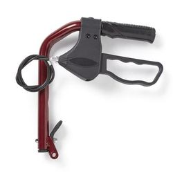Medline Red Left Upper Cane and Brake Assembly for Transport Chairs, 1 EA (WCA808BHLR)