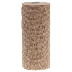 Medline CoFlex LF2 Quick-Stick Sterile Cohesive Bandages, Tan, 6" x 5 yd. (15.2 cm x 4.6 m), 1 EA (DYNJ089006H)