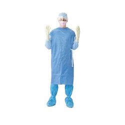 Medline Eclipse Poly Reinforced Gown with Breathable Sleeve, Size XL, 1 EA (DYNJP2208H)