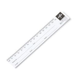 Medline Educare Paper Wound Ruler, 25 Rulers per Pad, 25/PD (MSCEDURULERH)