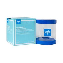 Medline Emesis Bag Dispenser, Wall Mount, Blue, 1 EA (NONEMBGDISPH)