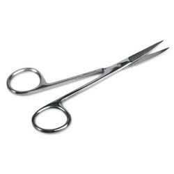 Medline Iris Scissors, Single-Use, Curved, Standard, 4.5'', 50/CS (DYNJ04049)