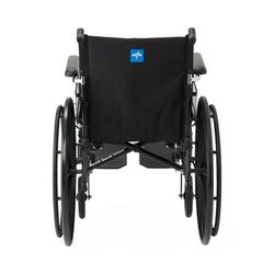 Medline K3 Guardian 18" Wide Wheelchair with Height-Adjustable Full-Length Arms and Elevating Leg Rests, 1 EA (K3186N44E)