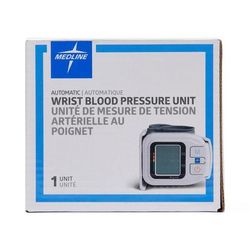 Medline Digital Blood Pressure Monitor with Wrist Cuff, 14 cm to 19.5 cm, 1 EA (MDS3003)