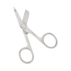Medline Nonsterile Single-Use Lister Bandage Scissors, 3.5'', 12/BX (MDS10474)