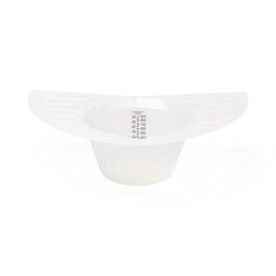 Medline Standard Specimen Collector Pan for Urine and Stool, Translucent with Black Graduations, 900 mL, 30 oz., 100/CS (DYND36600)