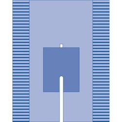 Medline Sterile Split Surgical Drape with Adhesive, 77" x 108", 10/CS (DYNJP2498)