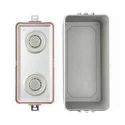 Medline Steriset Sterilization Container, Full-Size, Flat Bottom, Aluminum Lid, Gray Handle, 23.5" x 10.8" x 10.6", 1 EA (WAG2V26ASA)
