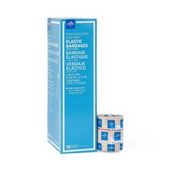 Medline Sure-Wrap Elastic Bandage with Clips, 2" x 5 yd. (5.1 cm x 4.6 m), 50/CS (MDS055002)