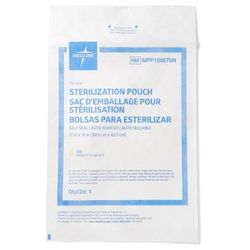 Medline Tyvek Sterilization Pouch, Self-Sealing, 12" x 18", 1000/CS (MPP100670N)