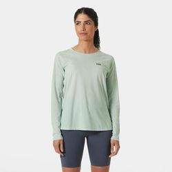 Helly Hansen Women's Trail Long Sleeve T-shirt Green L