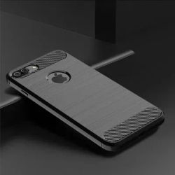 Case For iPhone 7 8 PLus Case Silicone TPU Bumper Shockproof Carbon Cover for iPhone 7 8 7P 8P 7Plus 8Plus Funda Capa Coque