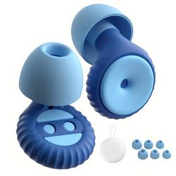 TEMU Sleeping Ear Plugs, Ultra-comfortable Silicone For Sleeping, Swimming, Travel, Work, 8 Ear Tips /s/m/l