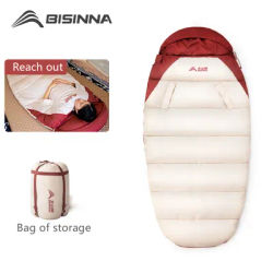 BISINNA XL Sleeping Bag Lightweight Warm&Cold Weather 3-4 Seasons for Adults Wearable Sleeping Bag Waterproof
