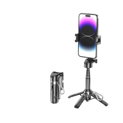 Newly Upgraded Design Mini Bluetooth Portable Telescopic Multifunctional Tripod Phone Selfie Stick