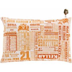 Gladesville 22" Square Modern Cotton Peach/Blush/Orange/Red Lumbar Pillow - Boutique Rugs