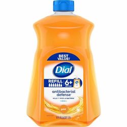 Dial Antibacterial Defense Liquid Hand Soap, Fresh Scent, 1.63 quart, Pump Dispenser (DIA17014)