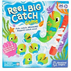 Learning Resources Reel Big Catch Game, Theme/Subject: Fun, Learning, Skill Learning: Measurement, Fishing, 3 Year & Up, Multi (LRN1708)
