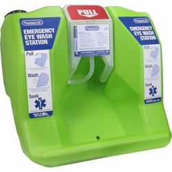PhysiciansCare Eyewash Station, 16 gal, 0.25 Hour, Clear, Bright Green (FAO91288)