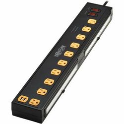 Tripp Lite by Eaton Protect It! TLP1006USB 10-Outlets Surge Suppressor/Protector, 10 x NEMA 5-15R, 1350 J, 120 V AC Input, USB, 6 ft (TRPTLP1006USB)
