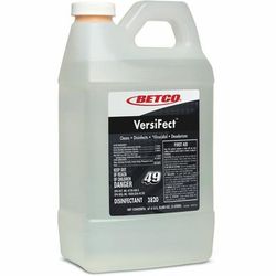 Betco VersiFect Disinfectant/Virucide Concentrate, 67.6 fl oz (2.1 quart), Fresh Scent (BET38204700EA)