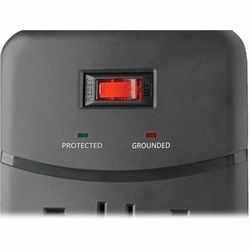 Tripp Lite series Protect It! TLP128TTUSBB 12-Outlet Surge Suppressor/Protector, 12 x NEMA 5-15R, 2 x USB, 1800 VA, 4320 J, 120 V AC Input, Phone/Fax/