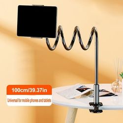 TEMU High-quality Universal Tablet Phone Stand For Bedside Support, 360° Adjustable And Rotatable For Multiple Uses.