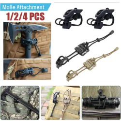1/2pcs Binding Clip Portable MOLLE Gear Organizer Fastener Multifunction Hanging Buckle Outdoor Backpack Vest Accessories