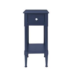 Starfish End Table Accent Tables (Including End Tables) by Linon Home Décor in Navy