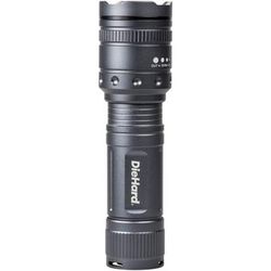 Diehard 600-Lumen Twist Focus Battery-Powered Flashlight, Black