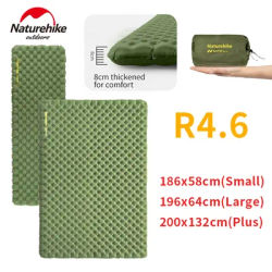 Naturehike Inflatable Mattress Lightweight Outdoor Travel Hiking Camping Cushion 20D Nylon TPU Sleeping Pad 1 Person Air Mat