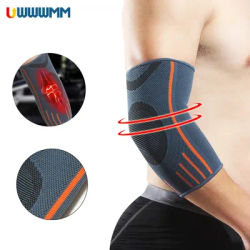 1Pcs Compression Elbow Sleeve Protection Women Men Sports Elbow Brace Pain Relief Arthritis Elbow Support Weight Lifting Tennis